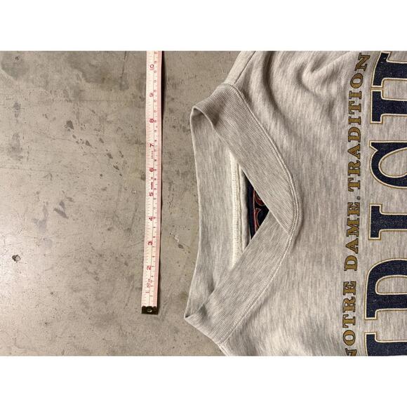 Vintage Notre Dame Irish Football Sweatshirt - XL - Picture 7 of 7